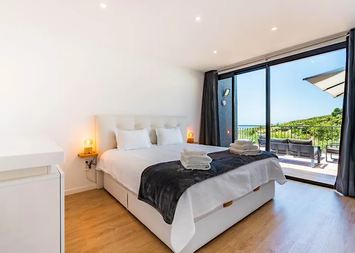 Casa Branca-b,beautiful Sea View 公寓 Estreito Da Calheta